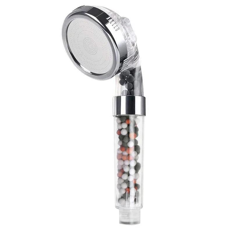 AquaVerve Pro — 3-Function High-Pressure Handheld Rainfall Shower Head with Anion Filter, Water-Saving Bathroom Accessory