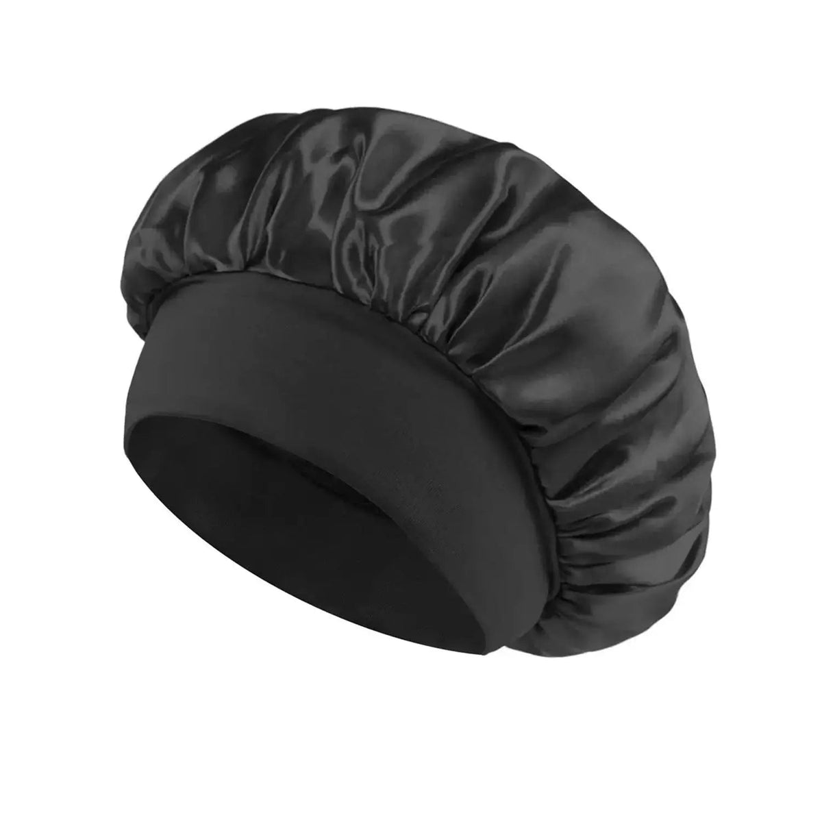 SilkNest — Adjustable Satin Sleep Bonnet, Soft Sleep Cap for Natural & Curly Hair, Men & Women, Wine