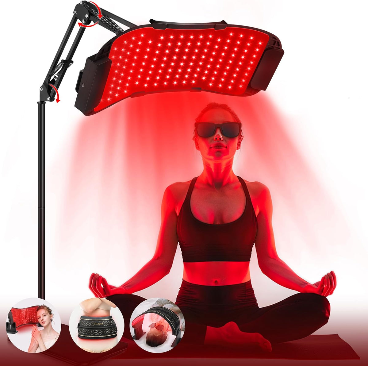 Multifunction Red Light Therapy for Body and Face, 850Nm Near-Infrared Light Therapy LED