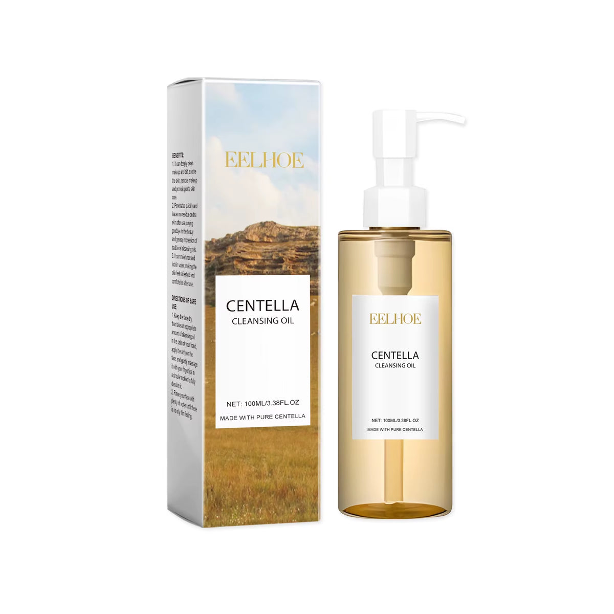 Régence Centella Cleansing Oil & Serum Ritual — Botanical Facial Cleanser & Rejuvenating Serum Duo for Radiant, Renewed Skin