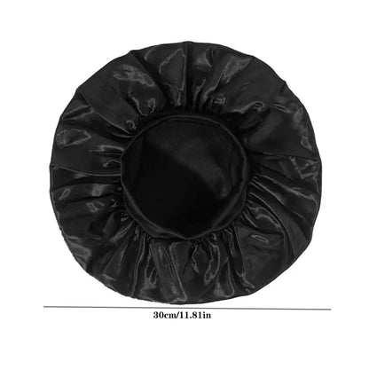SilkNest — Adjustable Satin Sleep Bonnet, Soft Sleep Cap for Natural & Curly Hair, Men & Women, Wine