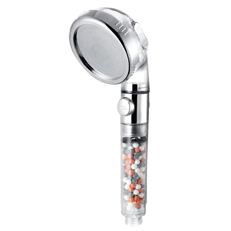 AquaVerve Pro — 3-Function High-Pressure Handheld Rainfall Shower Head with Anion Filter, Water-Saving Bathroom Accessory