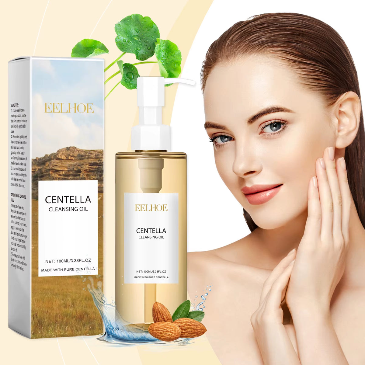 Régence Centella Cleansing Oil & Serum Ritual — Botanical Facial Cleanser & Rejuvenating Serum Duo for Radiant, Renewed Skin