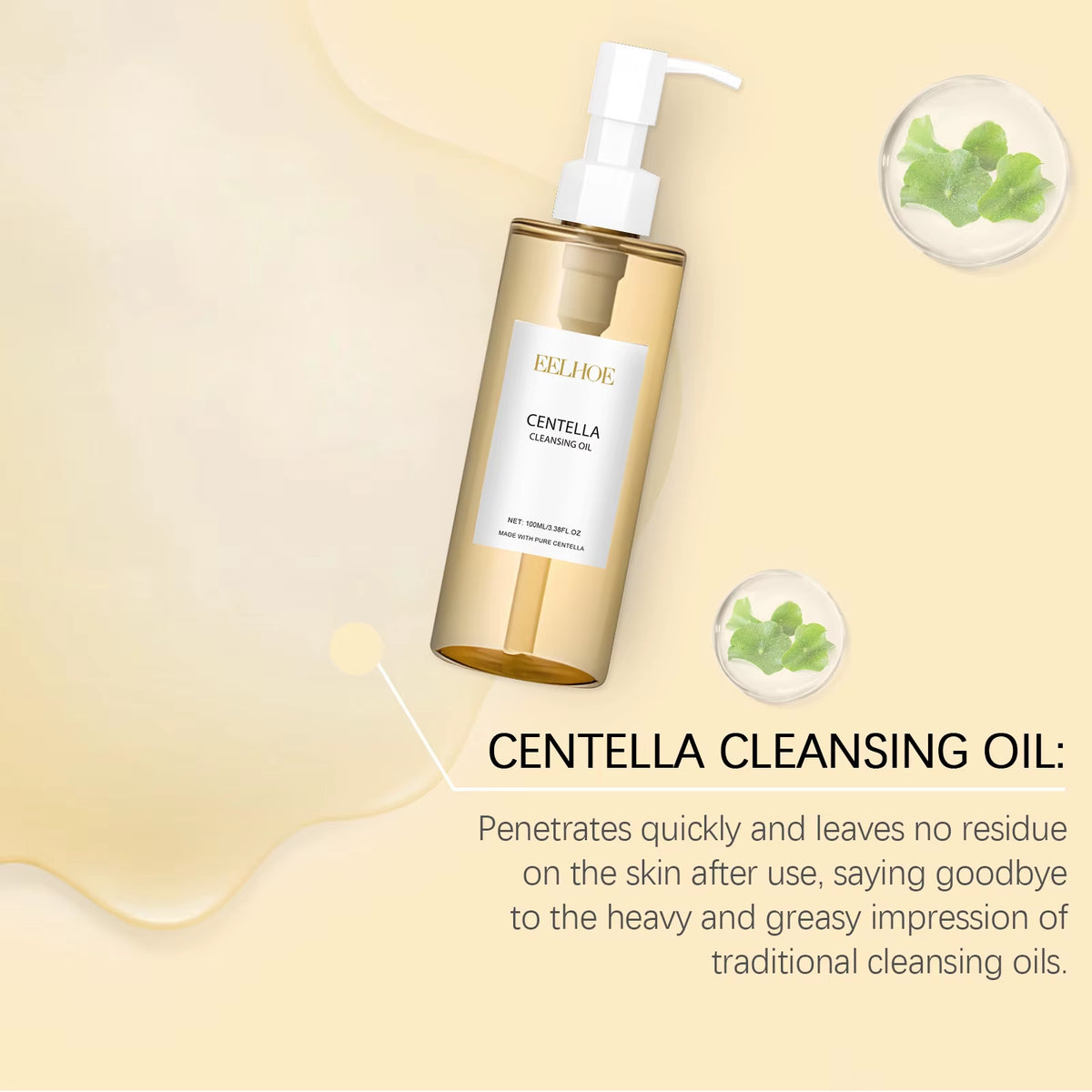 Régence Centella Cleansing Oil & Serum Ritual — Botanical Facial Cleanser & Rejuvenating Serum Duo for Radiant, Renewed Skin