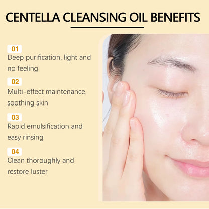 Régence Centella Cleansing Oil & Serum Ritual — Botanical Facial Cleanser & Rejuvenating Serum Duo for Radiant, Renewed Skin